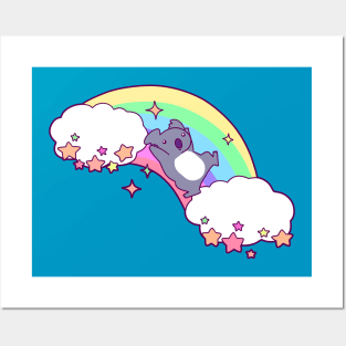 Rainbow Koala Posters and Art